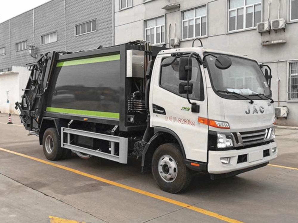 國六8立方江淮V7 壓縮垃圾車