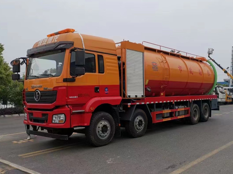 陜汽德龍前四后八33方清洗吸污車 陜汽德龍前四后八33方清洗吸污車
